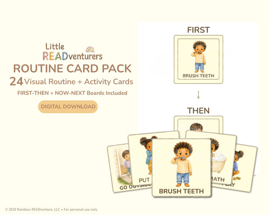 Little READventurers Routine Card Pack