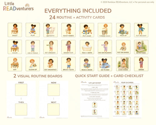 Little READventurers Routine Card Pack