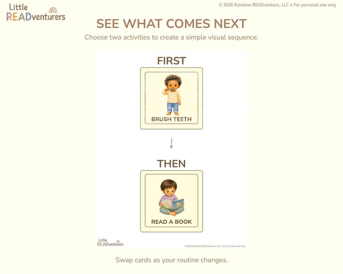 Little READventurers Routine Card Pack