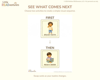 Little READventurers Routine Card Pack