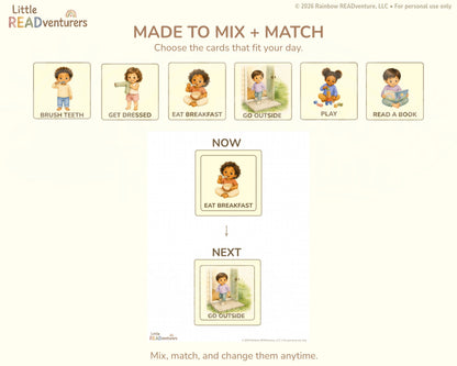 Little READventurers Routine Card Pack