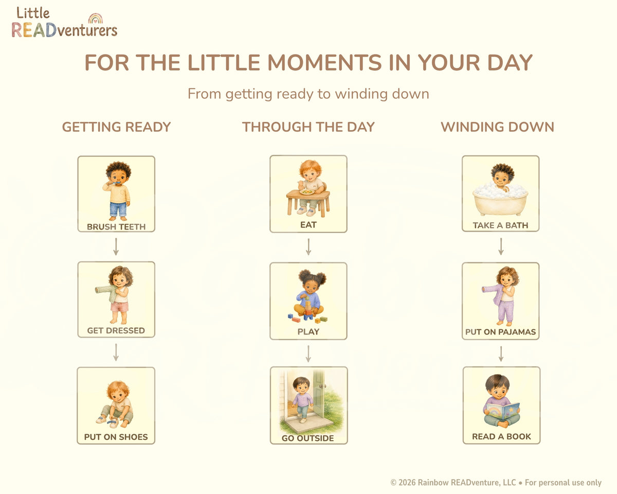 Little READventurers Routine Card Pack