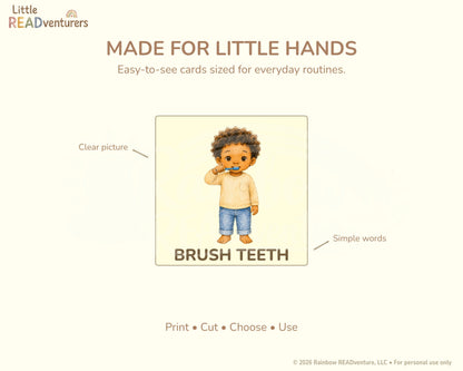 Little READventurers Routine Card Pack