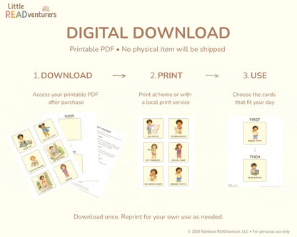 Little READventurers Routine Card Pack