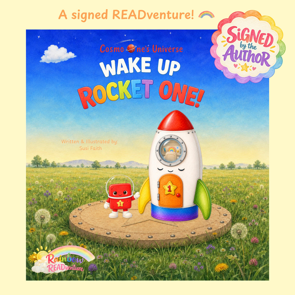 Wake Up, Rocket One! — Signed Paperback PREORDER
