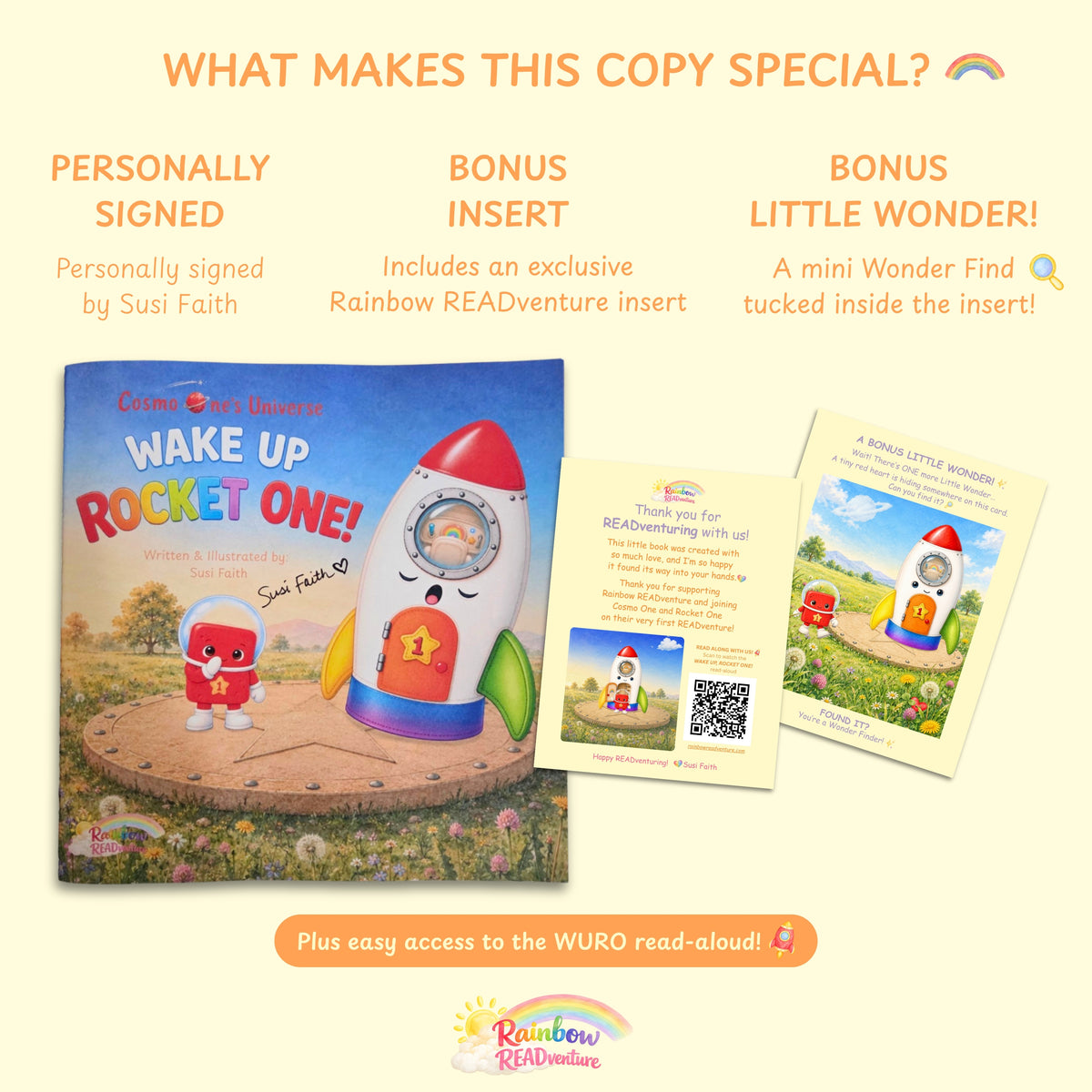 Wake Up, Rocket One! — Signed Paperback PREORDER