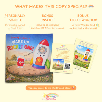 Wake Up, Rocket One! — Signed Paperback PREORDER